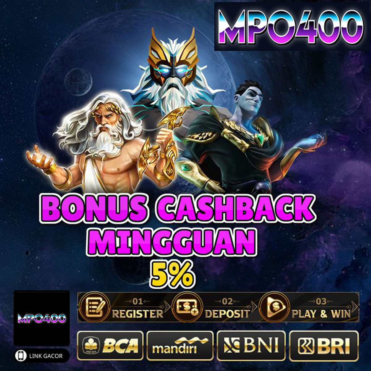 MPO400 bonus cashback terbesar tanpa batas